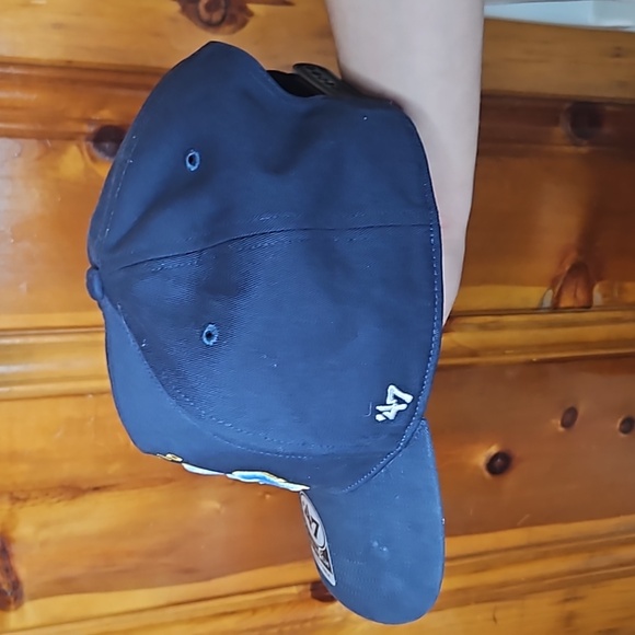 CHICAGO CUBS '47 1969 BEAR COOPERSTOWN NAVY HITCH ADJUSTABLE CAP - Picture 3 of 4